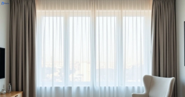 Restored vibrant drapes in mambourin-vic QLD after Matty Curtain Cleaning